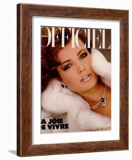 L'Officiel, August 1982 - Claude Montana-Claus Wickrath-Framed Art Print