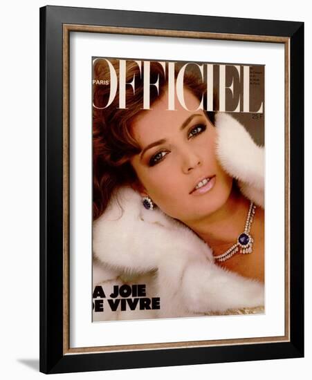 L'Officiel, August 1982 - Claude Montana-Claus Wickrath-Framed Art Print