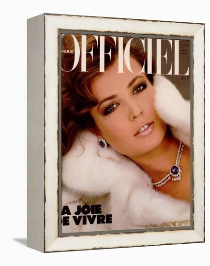 L'Officiel, August 1982 - Claude Montana-Claus Wickrath-Framed Stretched Canvas