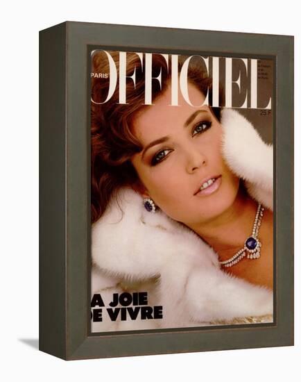 L'Officiel, August 1982 - Claude Montana-Claus Wickrath-Framed Stretched Canvas