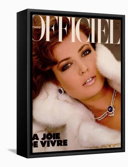 L'Officiel, August 1982 - Claude Montana-Claus Wickrath-Framed Stretched Canvas