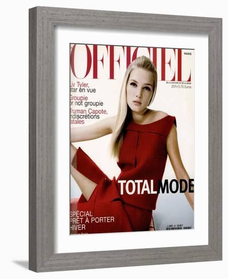 L'Officiel, August 1998 - Sharon-Christophe Meimoon-Framed Art Print