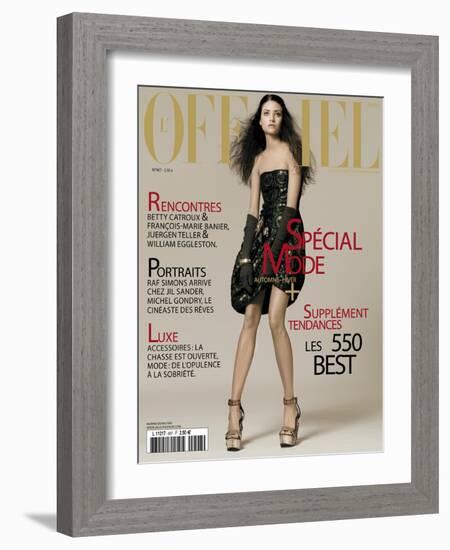 L'Officiel, August 2006 - Marina-null-Framed Art Print