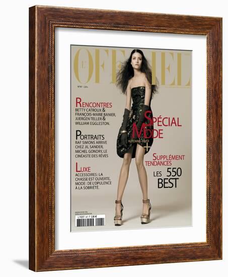 L'Officiel, August 2006 - Marina-null-Framed Art Print