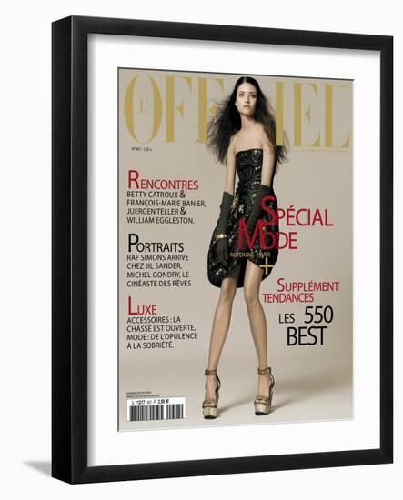 L'Officiel, August 2006 - Marina-null-Framed Art Print