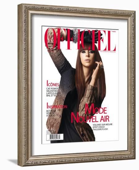 L'Officiel, August 2007 - Cat Power-Elina Kechicheva-Framed Art Print