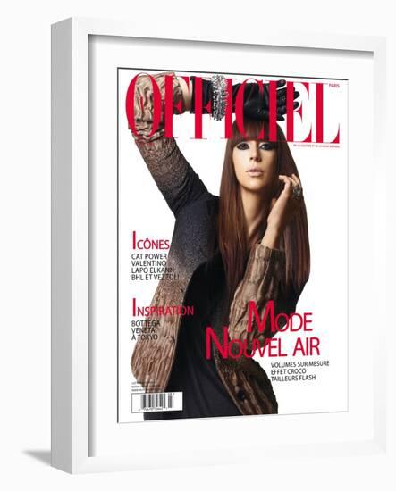 L'Officiel, August 2007 - Cat Power-Elina Kechicheva-Framed Art Print