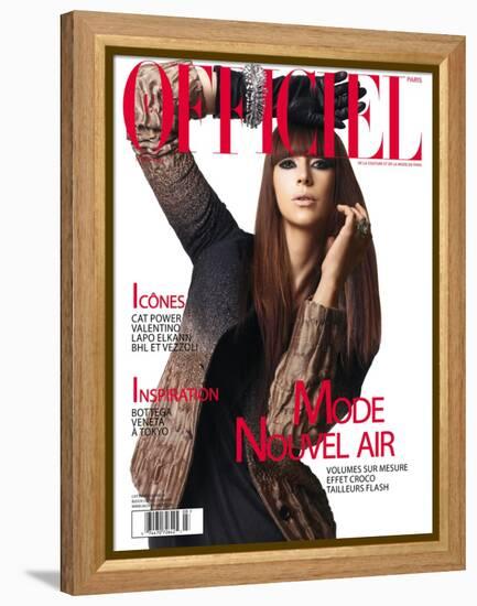 L'Officiel, August 2007 - Cat Power-Elina Kechicheva-Framed Stretched Canvas