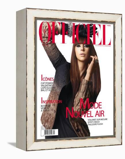 L'Officiel, August 2007 - Cat Power-Elina Kechicheva-Framed Stretched Canvas