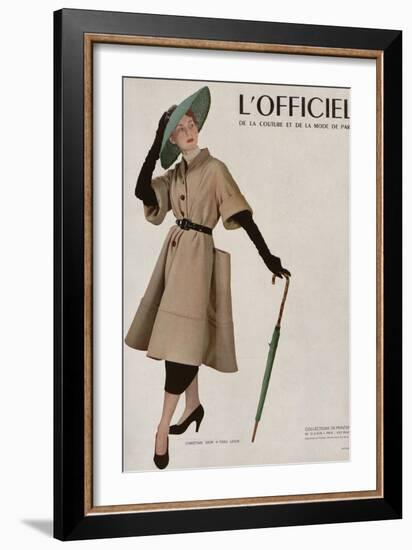 L'Officiel - Christian Dior, Tissu Lesur-Philippe Pottier-Framed Premium Giclee Print