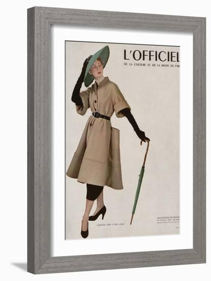 L'Officiel - Christian Dior, Tissu Lesur-Philippe Pottier-Framed Art Print