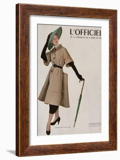 L'Officiel - Christian Dior, Tissu Lesur-Philippe Pottier-Framed Art Print