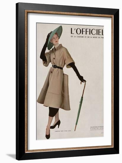 L'Officiel - Christian Dior, Tissu Lesur-Philippe Pottier-Framed Art Print