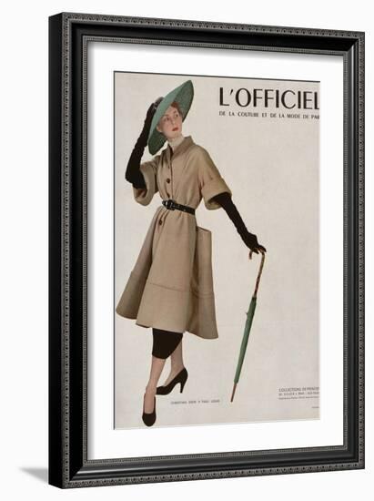 L'Officiel - Christian Dior, Tissu Lesur-Philippe Pottier-Framed Art Print