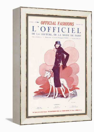 L'Officiel, December 1924 - Sleeping-Paul Poiret-Framed Stretched Canvas