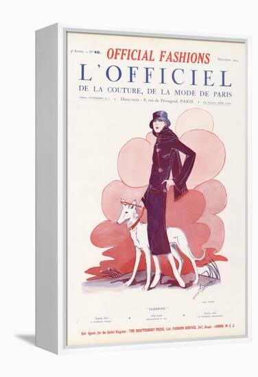 L'Officiel, December 1924 - Sleeping-Paul Poiret-Framed Stretched Canvas