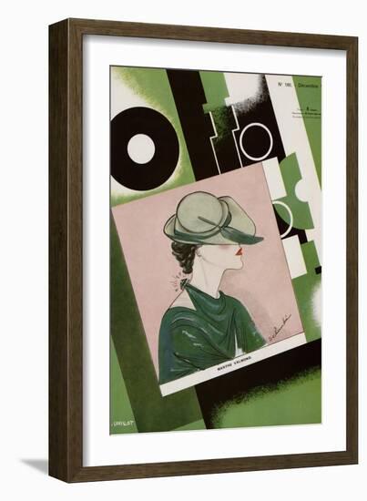 L'Officiel, December 1934 - Marthe Valmont-S. Chompré & A.P. Covillot-Framed Art Print