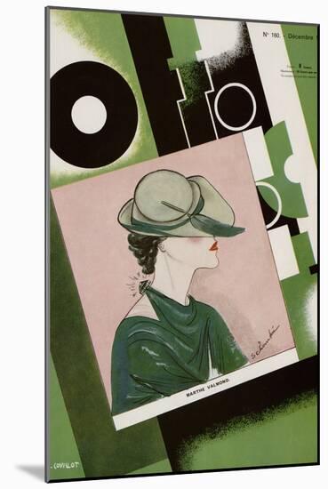 L'Officiel, December 1934 - Marthe Valmont-S. Chompré & A.P. Covillot-Mounted Art Print
