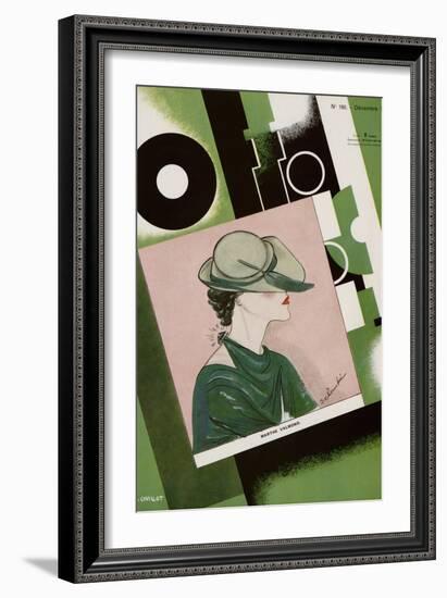 L'Officiel, December 1934 - Marthe Valmont-S. Chompré & A.P. Covillot-Framed Art Print