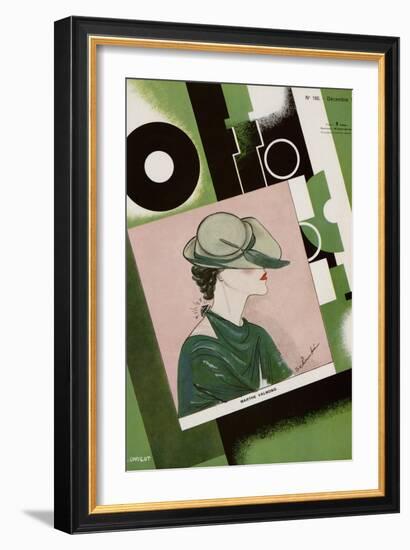 L'Officiel, December 1934 - Marthe Valmont-S. Chompré & A.P. Covillot-Framed Art Print