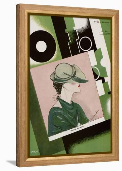 L'Officiel, December 1934 - Marthe Valmont-S. Chompré & A.P. Covillot-Framed Stretched Canvas