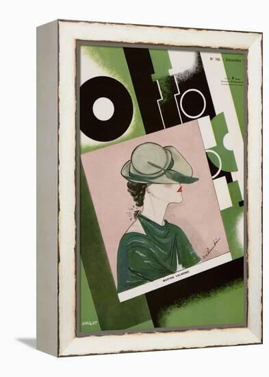 L'Officiel, December 1934 - Marthe Valmont-S. Chompré & A.P. Covillot-Framed Stretched Canvas