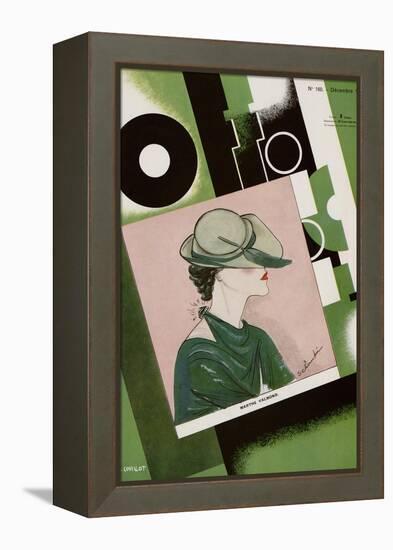 L'Officiel, December 1934 - Marthe Valmont-S. Chompré & A.P. Covillot-Framed Stretched Canvas