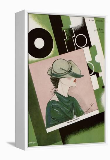 L'Officiel, December 1934 - Marthe Valmont-S. Chompré & A.P. Covillot-Framed Stretched Canvas