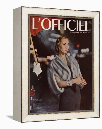 L'Officiel, December 1955-Arsac-Framed Stretched Canvas