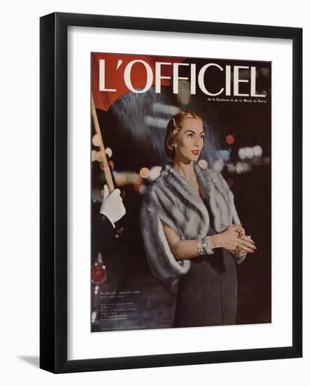 L'Officiel, December 1955-Arsac-Framed Art Print