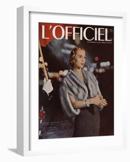 L'Officiel, December 1955-Arsac-Framed Art Print