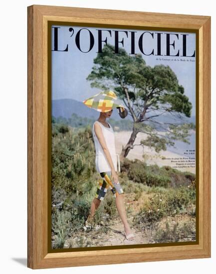 L'Officiel - Ensemble de Plage de Pierre Cardin-Philippe Pottier-Framed Stretched Canvas