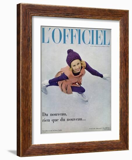 L'Officiel - Ensemble en Cuir de Pierre Cardin-Roland de Vassal-Framed Art Print