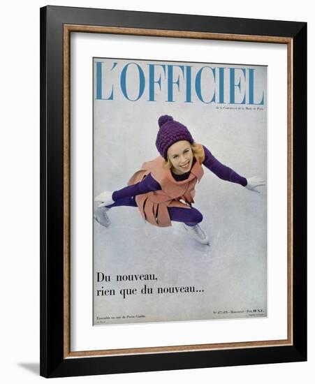 L'Officiel - Ensemble en Cuir de Pierre Cardin-Roland de Vassal-Framed Art Print