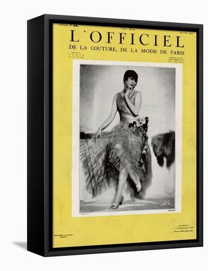 L'Officiel, February 1927 - Redfern-Madame D'Ora-Framed Stretched Canvas