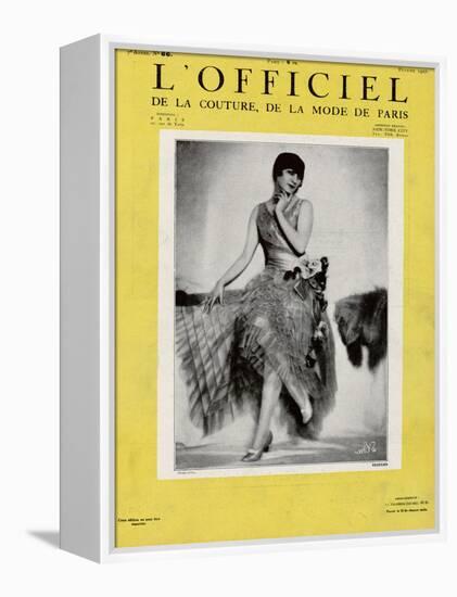 L'Officiel, February 1927 - Redfern-Madame D'Ora-Framed Stretched Canvas