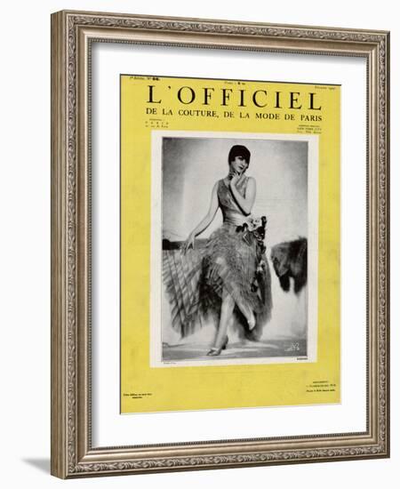 L'Officiel, February 1927 - Redfern-Madame D'Ora-Framed Art Print