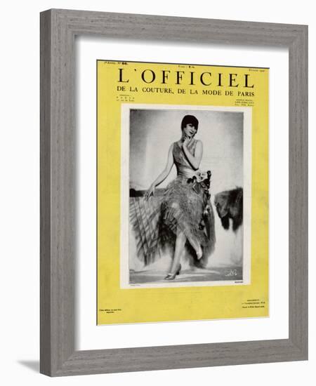 L'Officiel, February 1927 - Redfern-Madame D'Ora-Framed Art Print