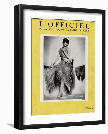 L'Officiel, February 1927 - Redfern-Madame D'Ora-Framed Art Print