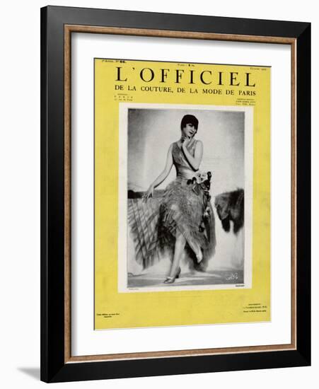 L'Officiel, February 1927 - Redfern-Madame D'Ora-Framed Art Print