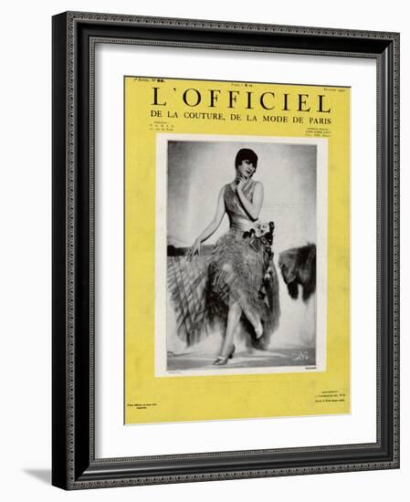 L'Officiel, February 1927 - Redfern-Madame D'Ora-Framed Art Print