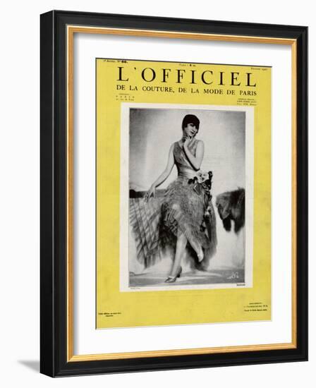 L'Officiel, February 1927 - Redfern-Madame D'Ora-Framed Art Print