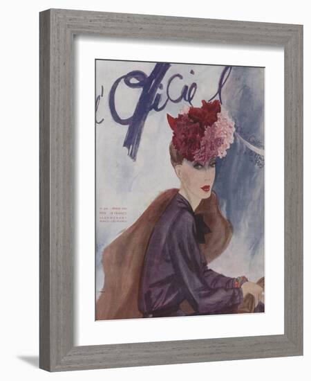 L'Officiel, February 1942-Lbenigni-Framed Art Print