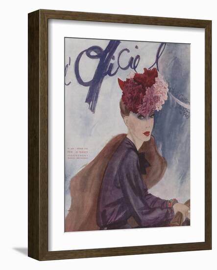 L'Officiel, February 1942-Lbenigni-Framed Art Print