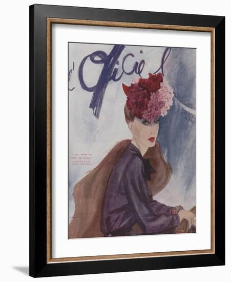 L'Officiel, February 1942-Lbenigni-Framed Art Print