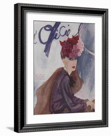 L'Officiel, February 1942-Lbenigni-Framed Art Print