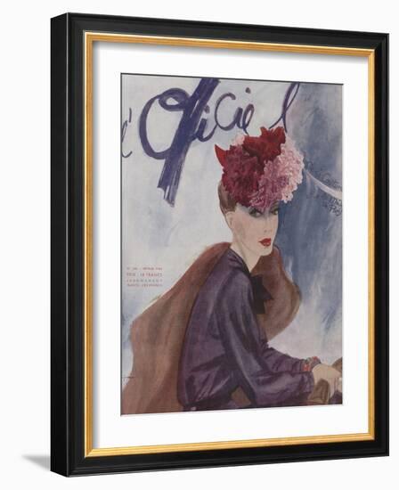 L'Officiel, February 1942-Lbenigni-Framed Art Print