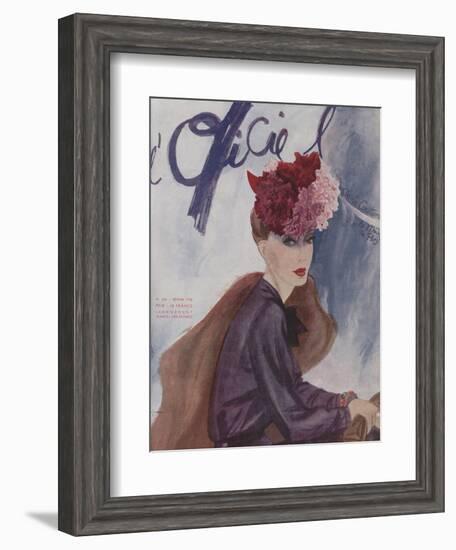 L'Officiel, February 1942-Lbenigni-Framed Art Print