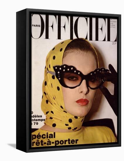 L'Officiel, February 1979-Michel Picard-Framed Stretched Canvas