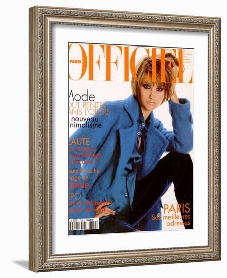 L'Officiel, February 1995 - Shalom-Francesco Scavullo-Framed Art Print